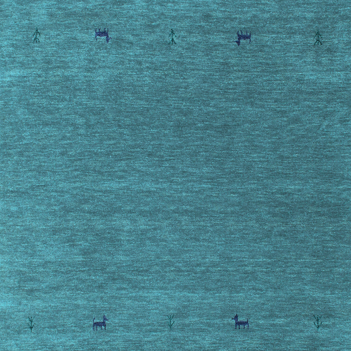 Abstract Light Blue Contemporary Rug, con913lblu