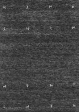 Abstract Gray Contemporary Rug, con914gry