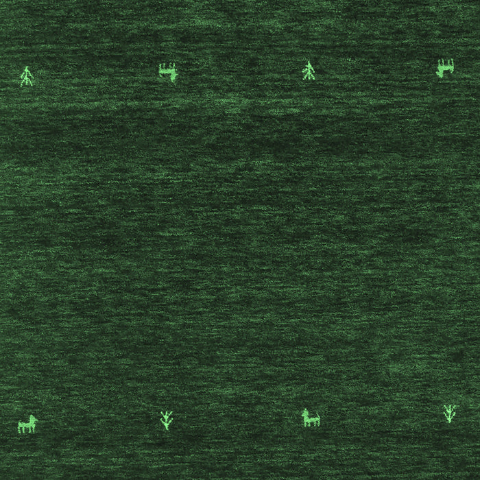 Machine Washable Abstract Emerald Green Contemporary Area Rugs, wshcon914emgrn