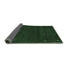 Sideview of Abstract Emerald Green Contemporary Rug, con914emgrn