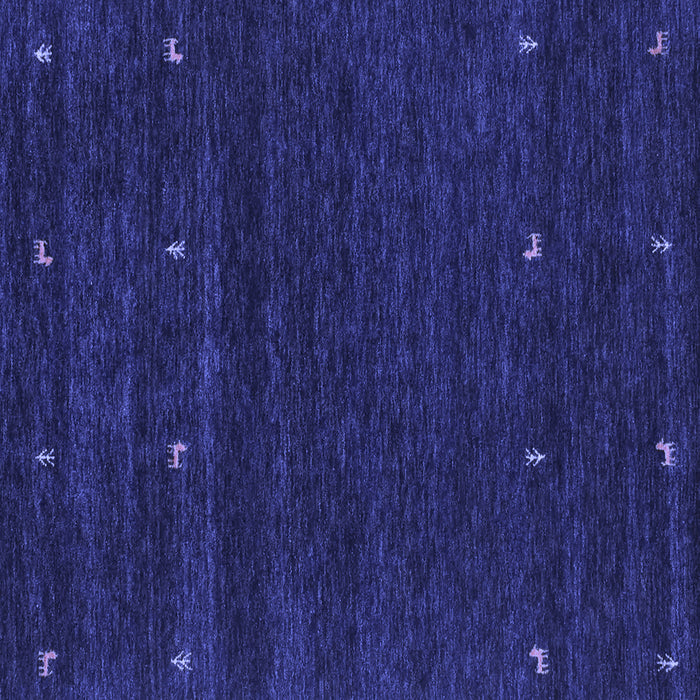 Square Machine Washable Abstract Blue Contemporary Rug, wshcon914blu