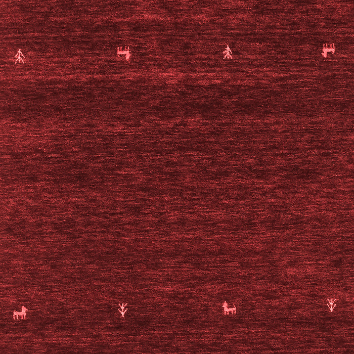 Machine Washable Abstract Red Contemporary Rug, wshcon914red