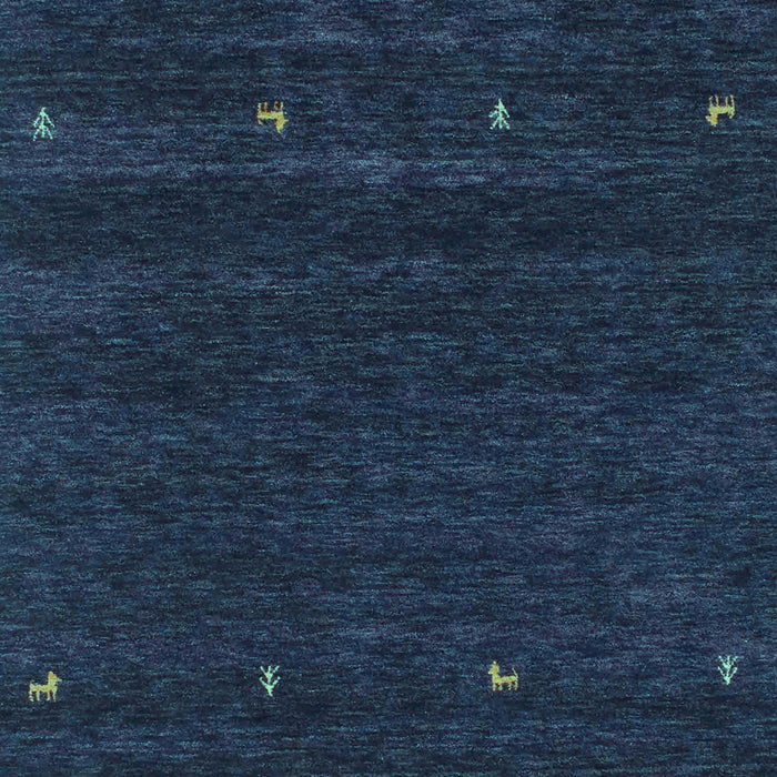 Abstract Turquoise Contemporary Rug, con914turq