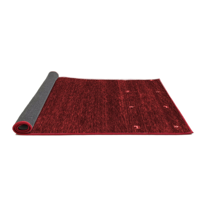 Abstract Red Contemporary Area Rugs
