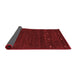 Abstract Red Contemporary Area Rugs