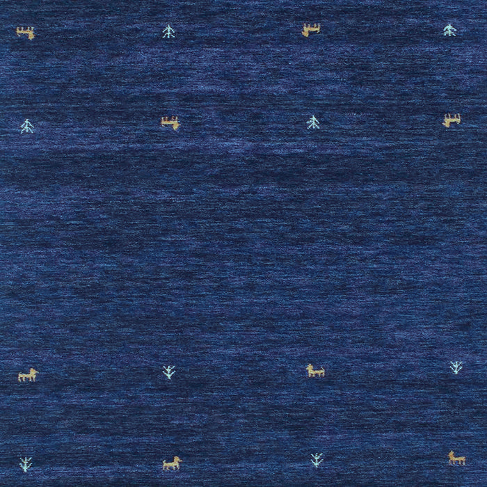 Square Machine Washable Abstract Light Blue Contemporary Rug, wshcon914lblu