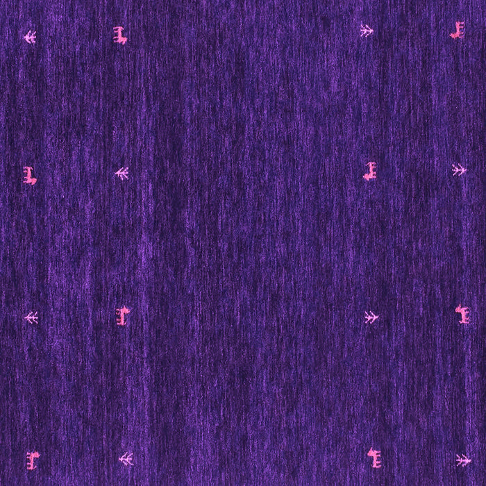 Square Abstract Purple Contemporary Rug, con914pur