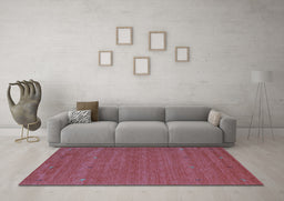 Machine Washable Abstract Light Blue Contemporary Rug in a Living Room, wshcon915lblu