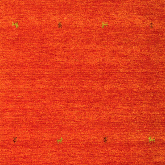 Abstract Yellow Contemporary Rug, con915yw