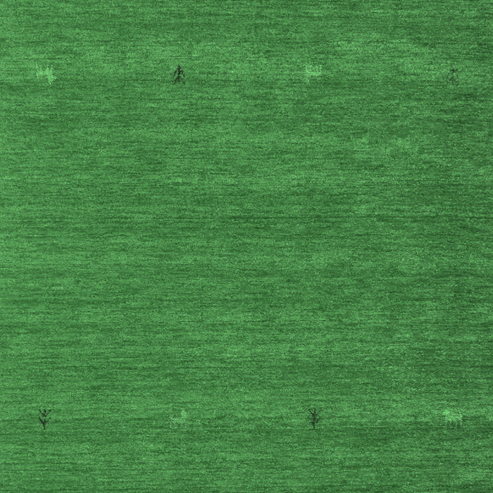 Machine Washable Abstract Emerald Green Contemporary Area Rugs, wshcon915emgrn