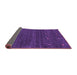 Sideview of Abstract Purple Contemporary Rug, con916pur