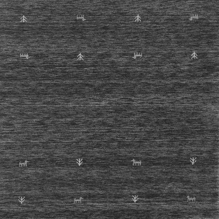 Serging Thickness of Abstract Gray Contemporary Rug, con916gry