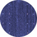 Round Machine Washable Abstract Blue Contemporary Rug, wshcon916blu