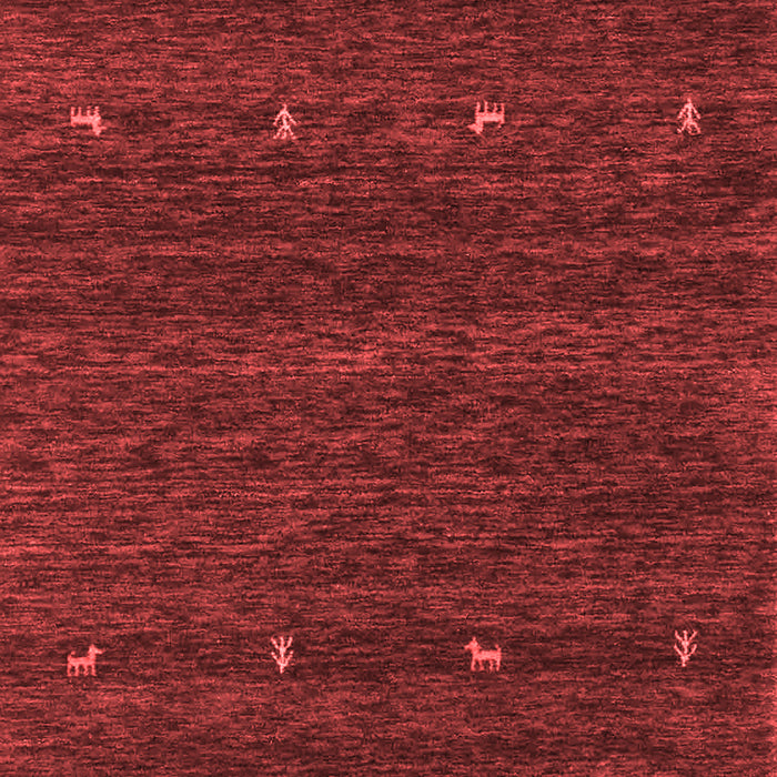 Machine Washable Abstract Red Contemporary Rug, wshcon916red