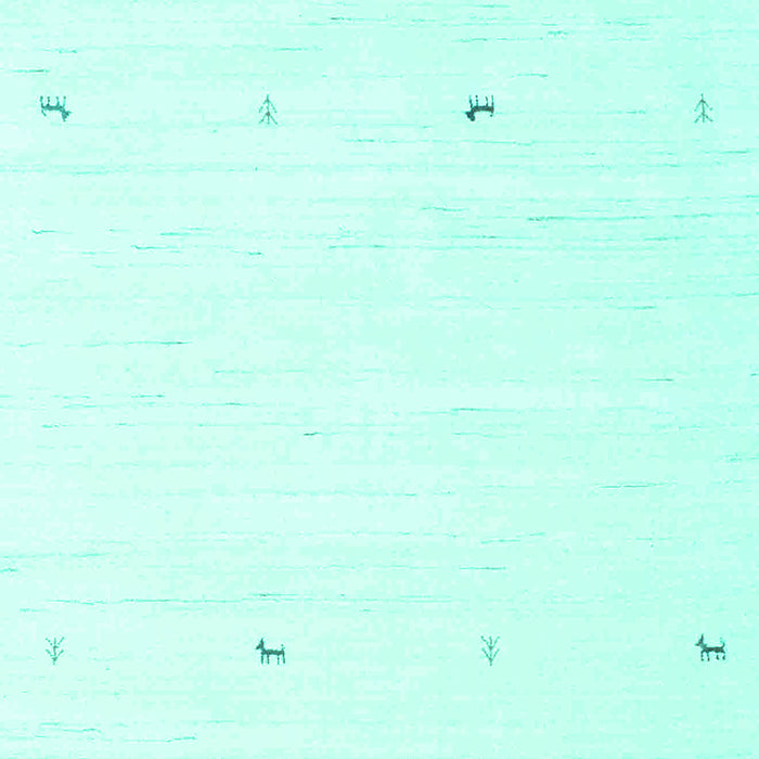 Machine Washable Solid Turquoise Modern Area Rugs, wshcon917turq