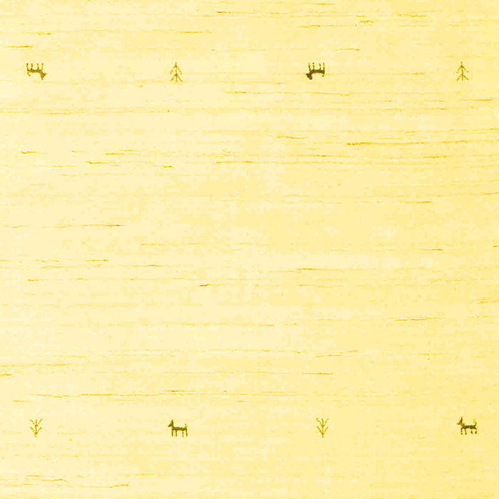 Solid Yellow Modern Rug, con917yw