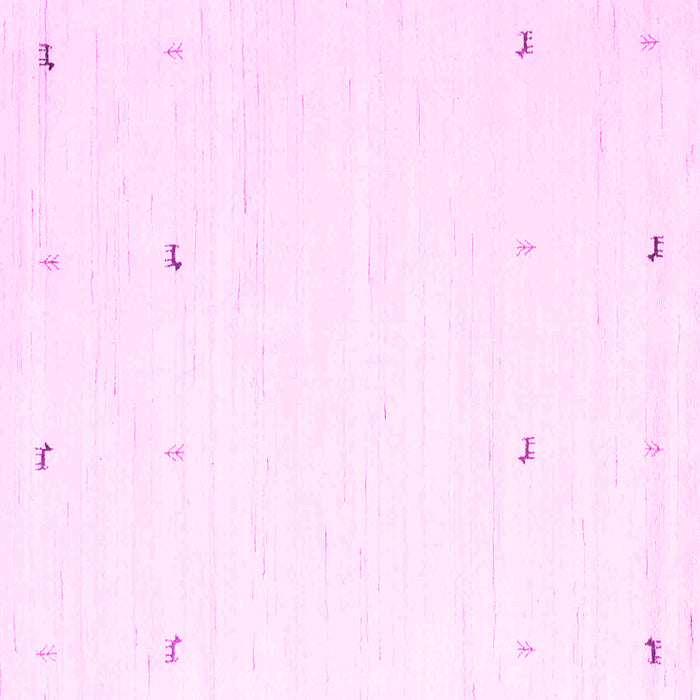 Square Solid Pink Modern Rug, con917pnk