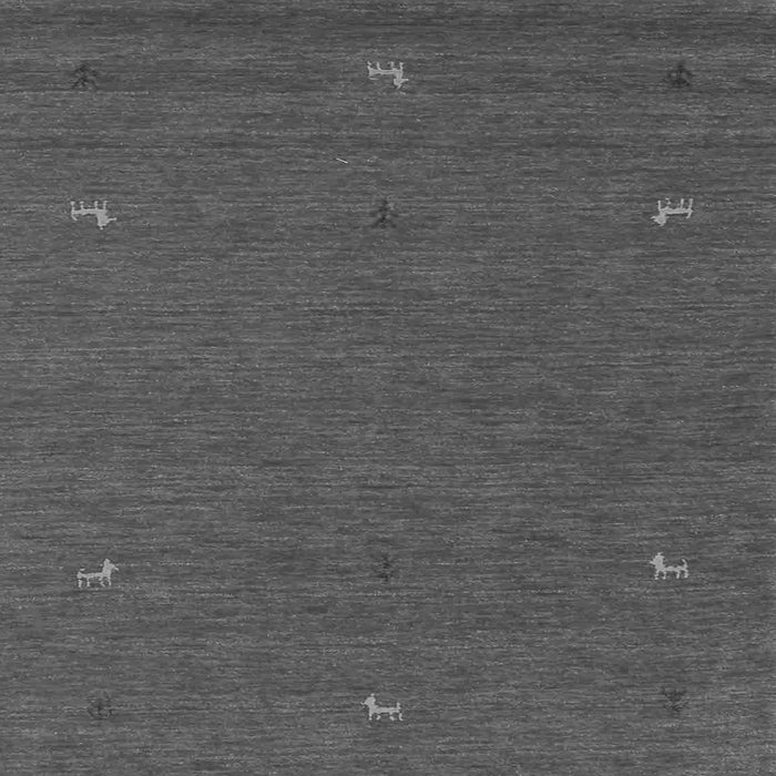 Serging Thickness of Abstract Gray Contemporary Rug, con918gry