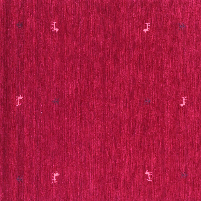 Square Machine Washable Abstract Pink Contemporary Rug, wshcon918pnk