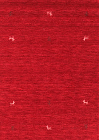 Abstract Red Contemporary Rug, con918red