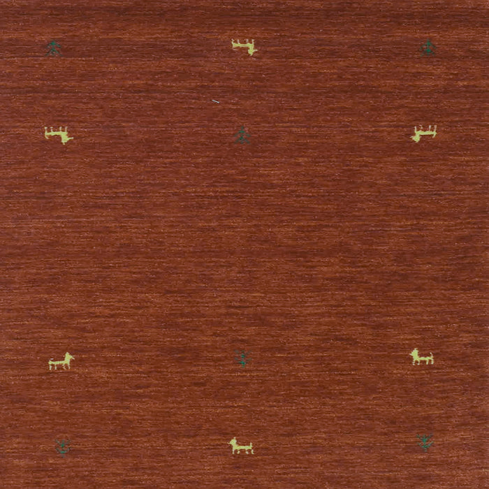 Square Abstract Light Blue Contemporary Rug, con918lblu