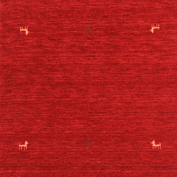 Abstract Orange Contemporary Rug, con918org