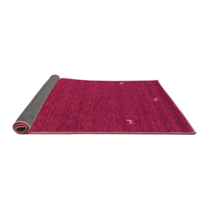 Sideview of Abstract Purple Contemporary Rug, con918pur