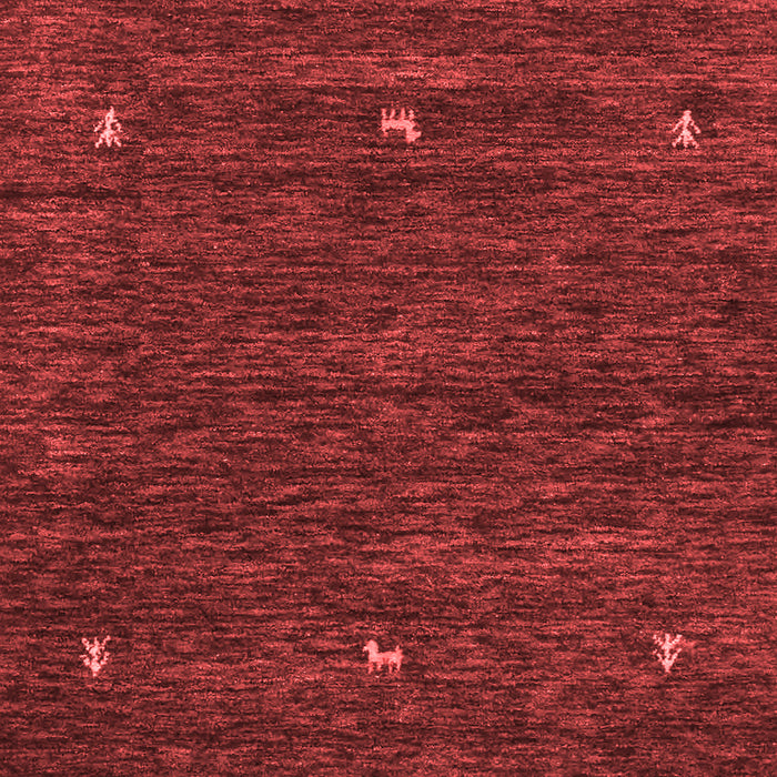 Abstract Red Contemporary Area Rugs