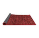 Abstract Red Contemporary Area Rugs