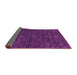 Sideview of Abstract Pink Contemporary Rug, con919pnk