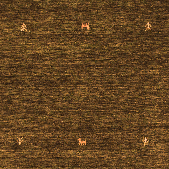 Abstract Orange Contemporary Rug, con919org