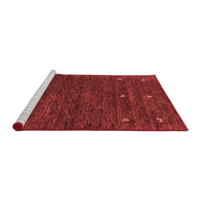 Contemporary Red Washable Rugs