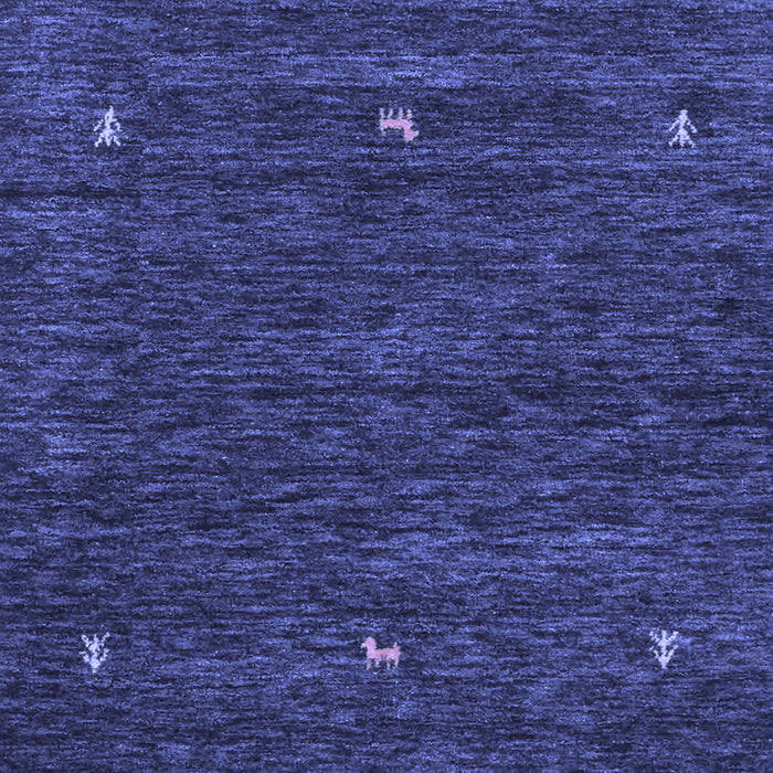 Abstract Blue Contemporary Rug, con919blu