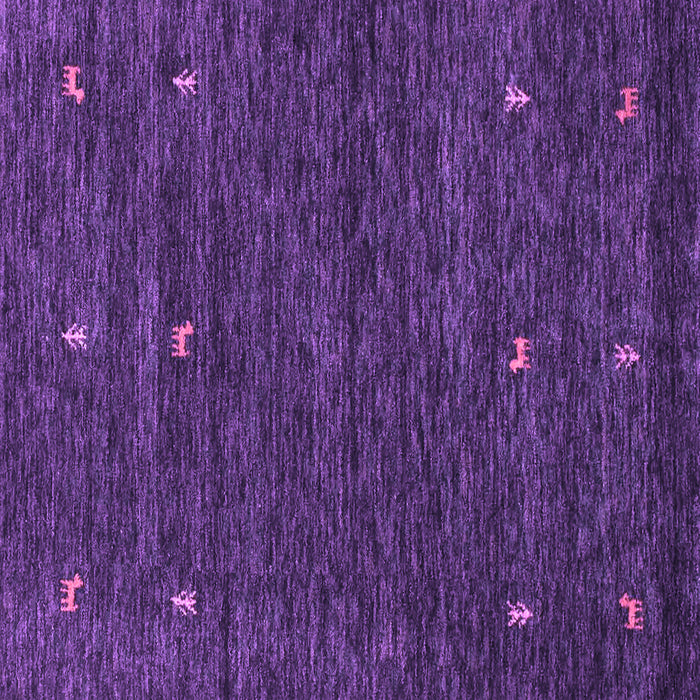 Square Abstract Purple Contemporary Rug, con919pur