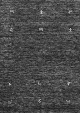 Abstract Gray Contemporary Rug, con919gry