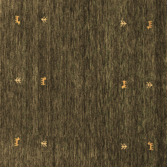 Square Machine Washable Abstract Brown Contemporary Rug, wshcon919brn