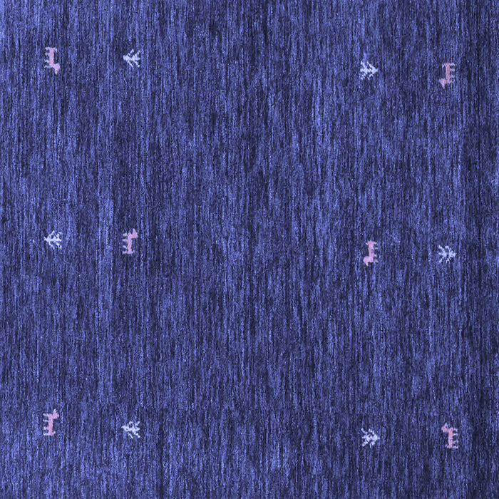 Square Abstract Blue Contemporary Rug, con919blu