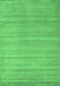 Abstract Emerald Green Contemporary Rug, con91emgrn