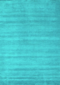 Abstract Turquoise Contemporary Rug, con91turq