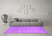 Machine Washable Abstract Pink Contemporary Rug in a Living Room, wshcon91pnk