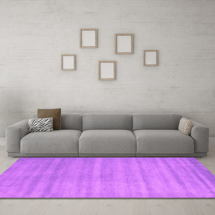 Machine Washable Abstract Pink Contemporary Rug in a Living Room, wshcon91pnk