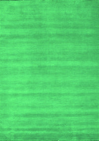 Abstract Green Contemporary Rug, con91grn