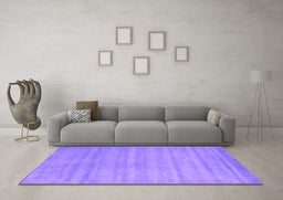 Machine Washable Abstract Purple Contemporary Area Rugs in a Living Room, wshcon91pur