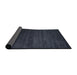 Thickness of Contemporary Dark Slate Blue Modern Rug, con92