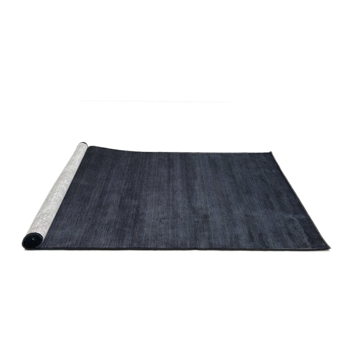 Serging Thickness of Machine Washable Contemporary Dark Slate Blue Rug, wshcon92