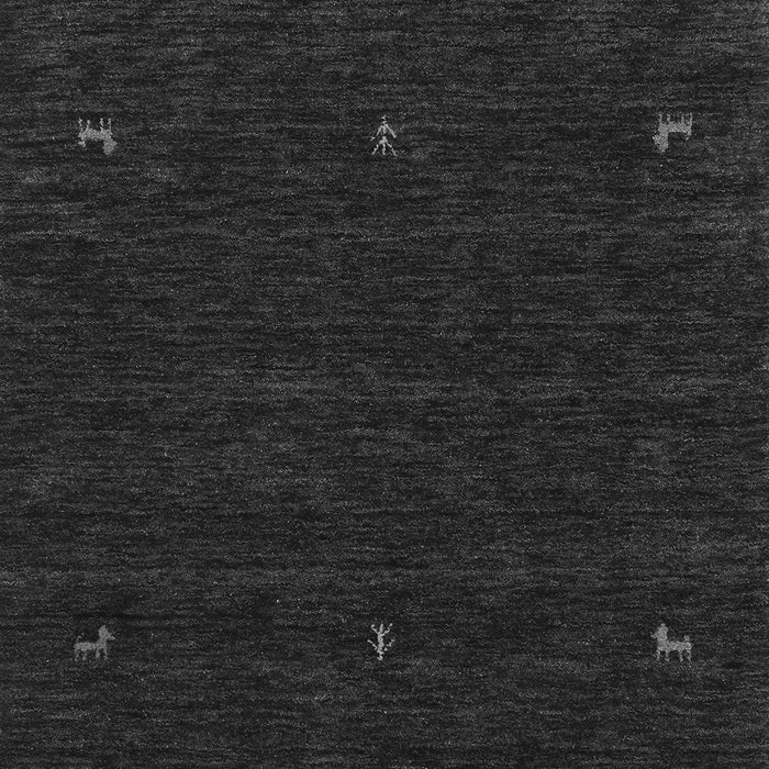 Serging Thickness of Machine Washable Abstract Gray Contemporary Rug, wshcon920gry