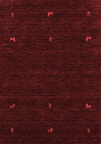 Abstract Red Contemporary Rug, con920red