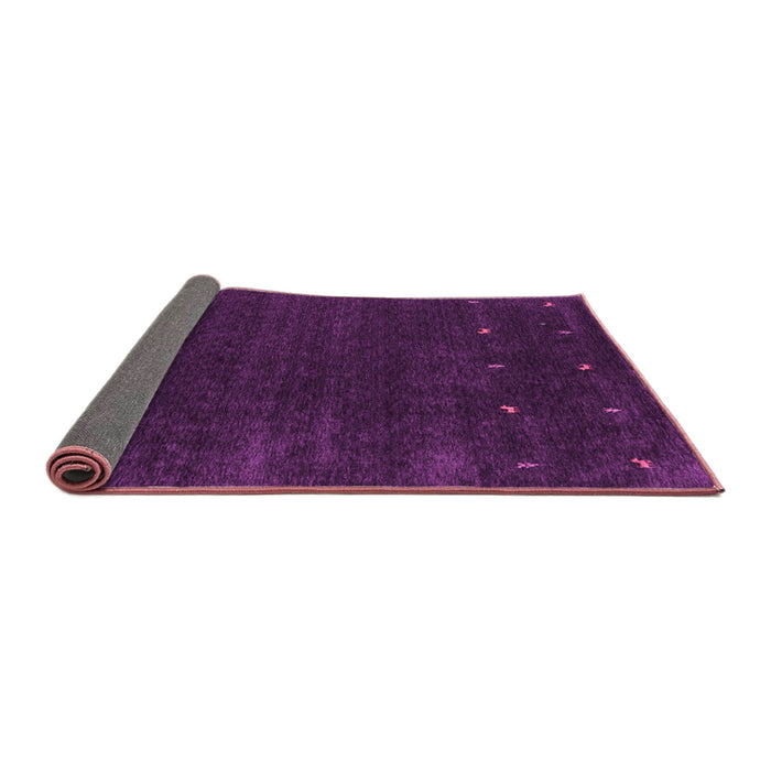 Sideview of Abstract Pink Contemporary Rug, con921pnk