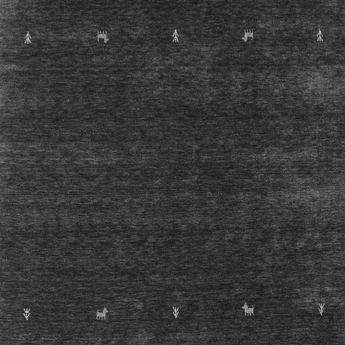 Serging Thickness of Machine Washable Abstract Gray Contemporary Rug, wshcon921gry