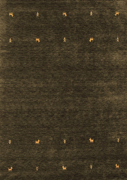 Abstract Brown Contemporary Rug, con921brn